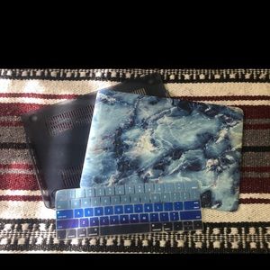 13” macbook air marbled case and keyboard cover